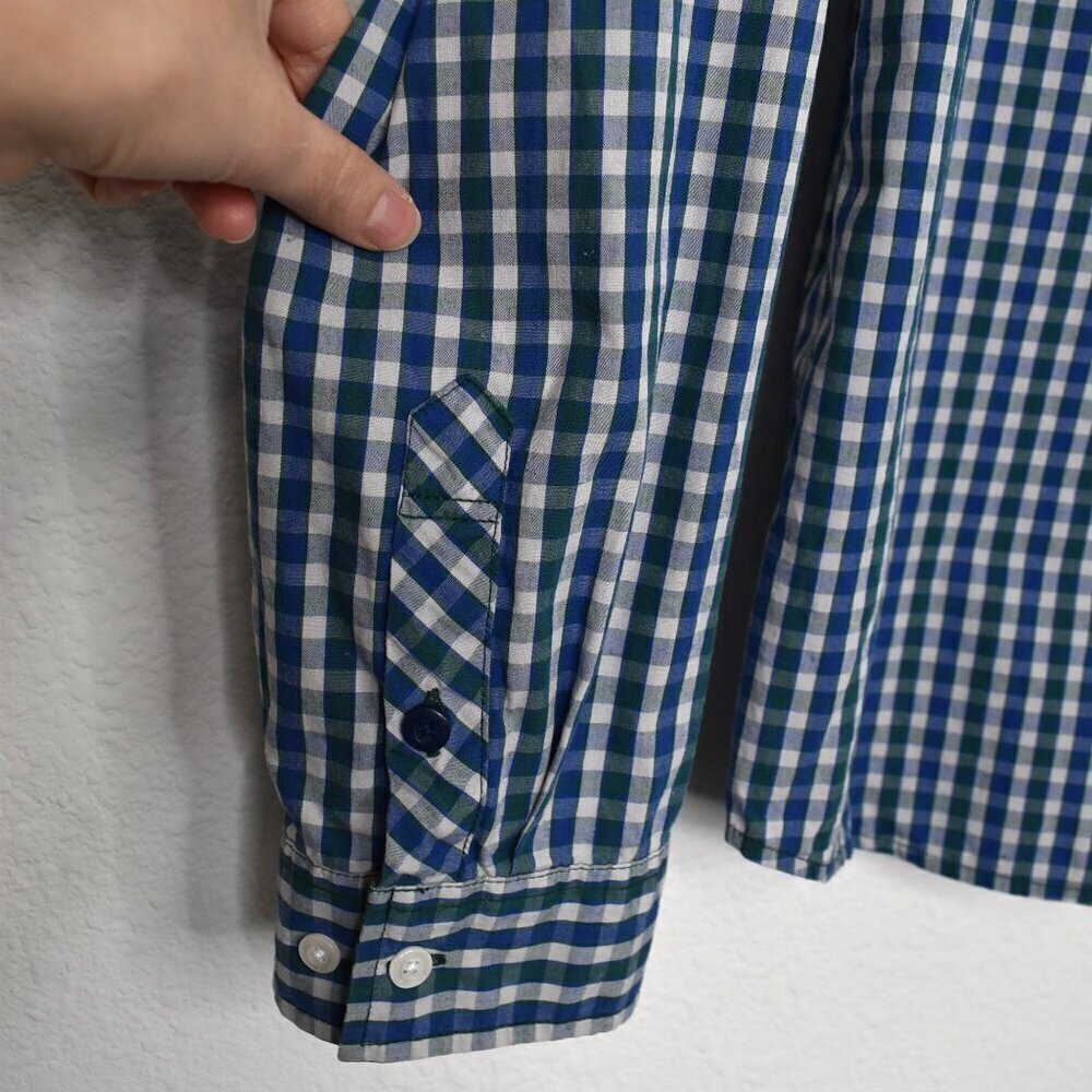 Brooklyn Industries Mens Gingham Button Down Shirt Sz XL Grandpa Preppy Academia - Picture 6 of 16